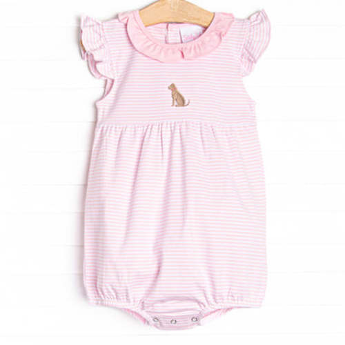 Aurora Angel Sleeve Pima Applique Bubble, Pink – Stitchy Fish