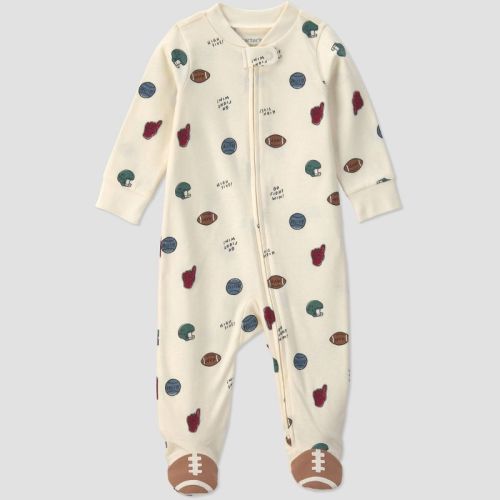 Carter's Just One You® Baby Boys' Football Sleep N' Play - White 9M