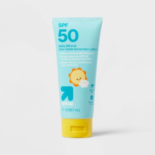 Baby Mineral Sunscreen Lotion - SPF 50 - 3oz - up&up™