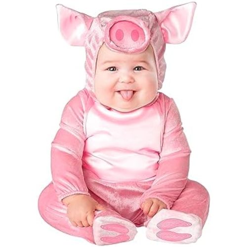 Lil Characters Unisex-baby Infant Piggy Costume