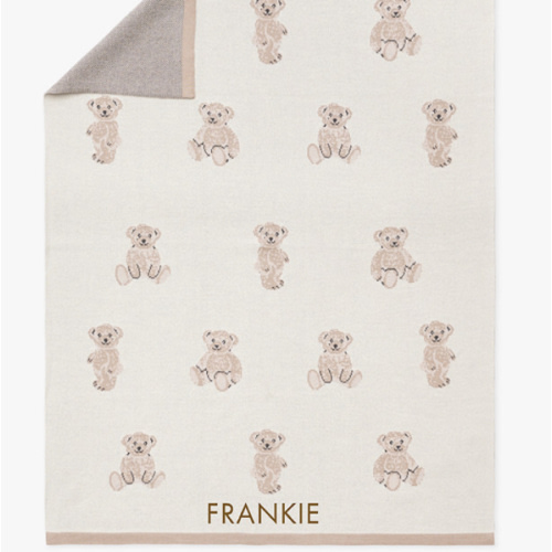 St. Jude Teddy Bear Intarsia Baby Blanket