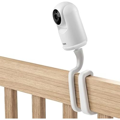 Flexible Twist Baby Monitor Mount for VTech Advanced HQ Max Baby Monitor Camera (White)