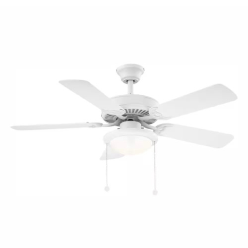 Hampton Bay Trice 44 in. LED Matte White Ceiling Fan YG269AP-MWH