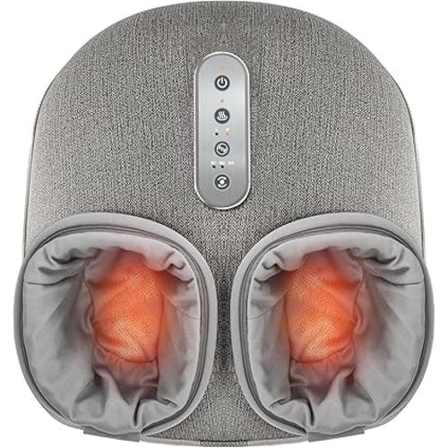 Medcursor Foot Massager with Heat - Mothers Day Gifts Shiatsu Deep Kneading, Delivers Relief for Tired Muscles and Plantar, Multi-Level Settings & Adjustable Intensity for Home, Gifts for Women Mom