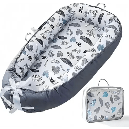 Baby Lounger Cover for Newborn 0-24 Months Soft Baby Nest Cover Co Sleeping Organic Breathable Snuggle Nest Me Lounger Pillow for Infants