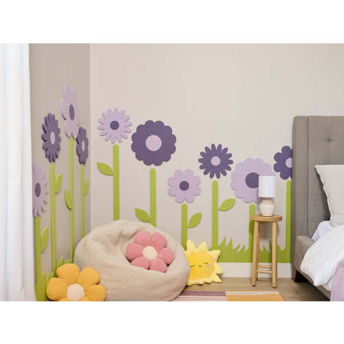 Purple Blossoms with Stems