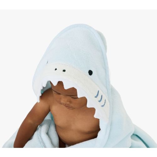 Super Soft Shark Baby Hooded Towel & Washcloth Set