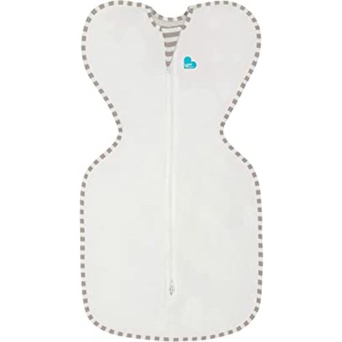 Love to Dream Swaddle UP, Organic, Cream, Medium, 13-19 lbs., Dramatically Better Sleep, Allow Baby to Sleep in Their Preferred arms up Position for self-Soothing, snug fit Calms Startle Reflex