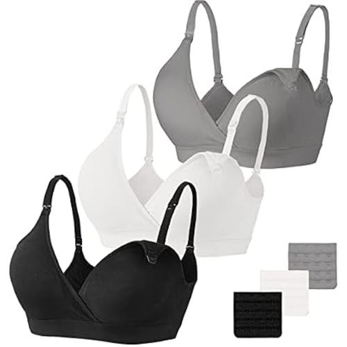 Vinfact 3 Pack Nursing Bras for Breastfeeding Women Maternity Bras
