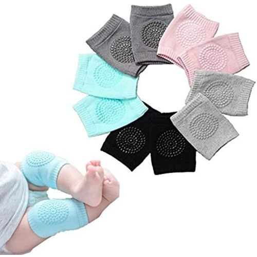 BOSONER Baby Crawling Anti-Slip Knee, Unisex Baby Toddlers Kneepads 5 Pairs