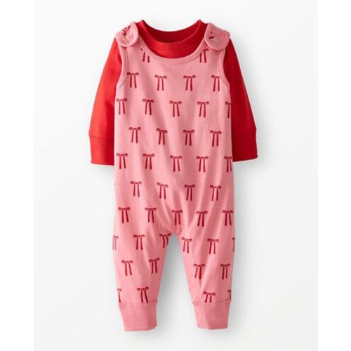 Baby Long Sleeve T-Shirt & Overalls Set