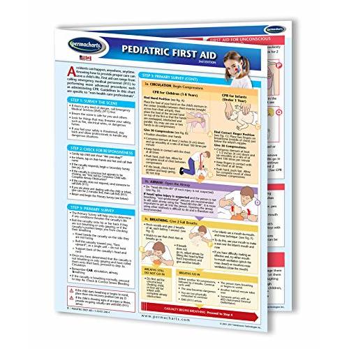 Pediatric First Aid Guide - Medical Quick Reference Guide by Permacharts