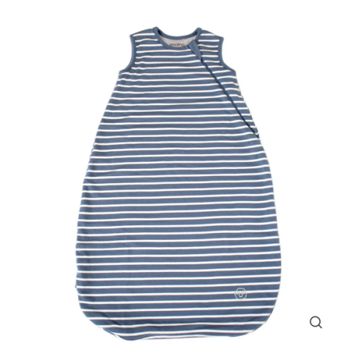 4 Season® Classic Baby Sleeping Bag, Merino Wool & Organic Cotton, Navy Blue