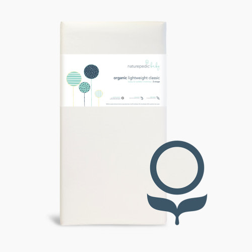 Naturepedic Organic Classic Lightweight 2-Stage Baby Crib & Toddler Mattress