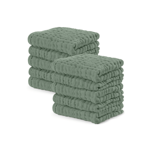 Muslin Washcloths - Pack of 10