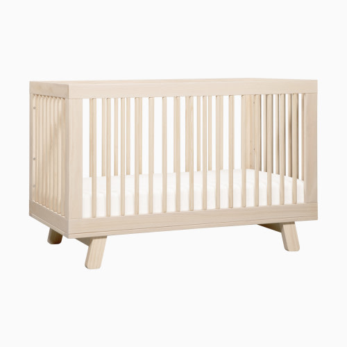 babyletto Hudson 3-in-1 Convertible Crib with Toddler Bed Conversion Kit - Washed Natural