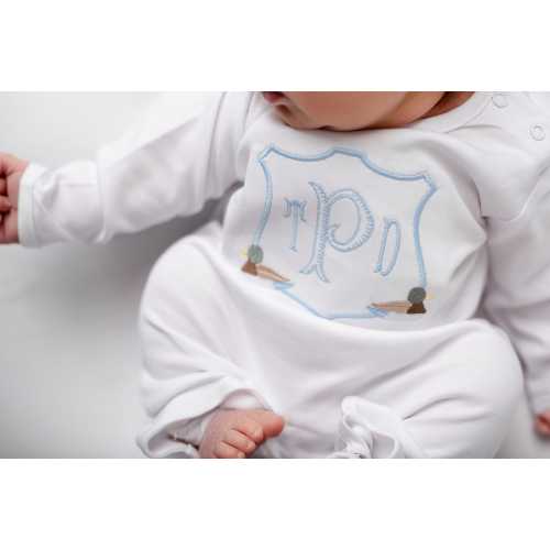 baby boy coming home outfit, mallard baby boy outfit, take me home outfit, boys personalized romper, duck hunter baby, mallard outfit boy