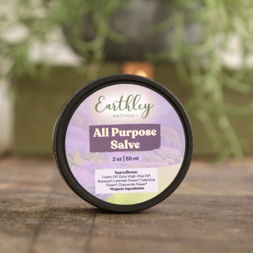 All Purpose Salve - For cuts, scrapes, diaper rash, and minor burns | Natural Wellness | Earthley | Earthley Wellness