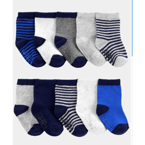 Baby Boy 10-Pack Socks | Carter's 3-12 mo
