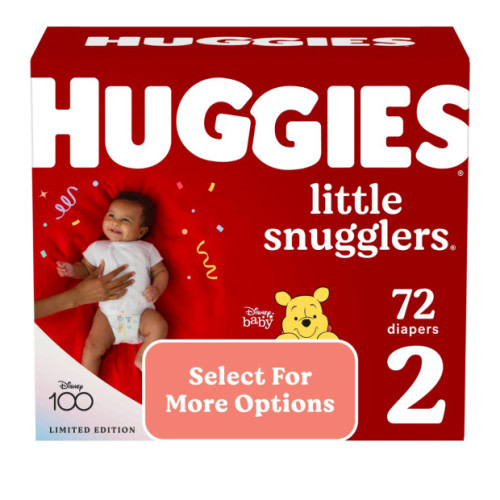 Huggies Plus Diapers- Size 2