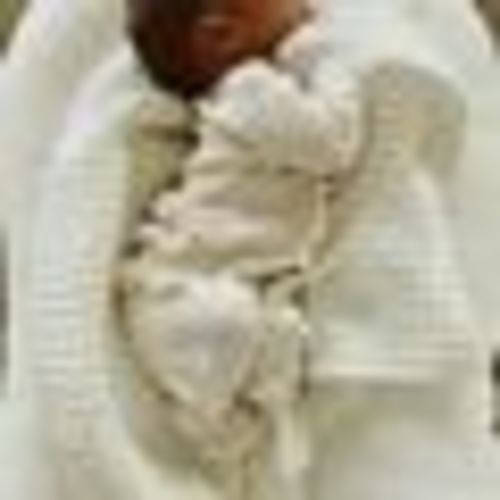 Organic Waffle 2-Way Zip Ruffle Footie, Snow - Newborn