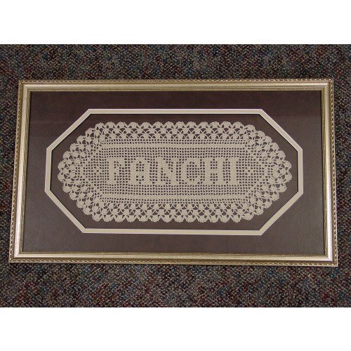 Name Doily-Personalized (Frame not included)