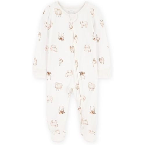 Carter's unisex-baby Purelysoft Sleep and Play Pajamas- 3 Month