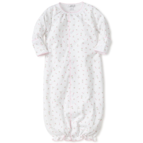 Kissy Kissy Garden Roses Print Convertible Gown - NB