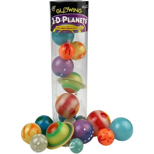 Great Explorations, 3D Glow in the Dark Planets in a Tube, Ages 5 and Up
