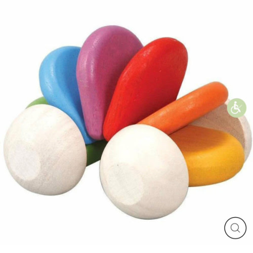 Plan Toys Baby Car–Flexible Wooden Toy for Babies