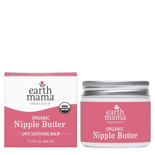 Amazon.com: Earth Mama Organic Nipple Butter - 2 fl oz - Lanolin-Free Nipple Cream - Safe, Soothing Balm for Breastfeeding - Postpartum Essentials for Nursing