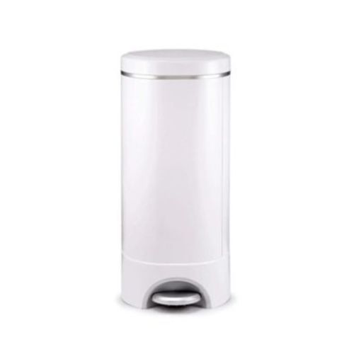 Baby Step Diaper Pail Powered by Arm & Hammer, White