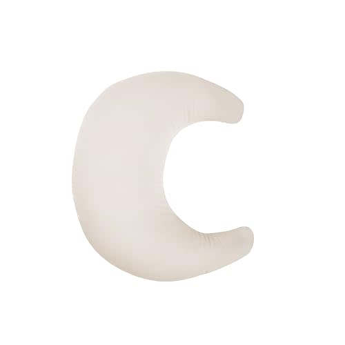snuggle me Organic Nursing Pillow (New 2025 Design) | Bottle & Breastfeeding Pillow with Organic Cotton Cover & Fiberfill, Machine Washable Feeding Pillow, Newborn Essentials Must Haves (Natural) - v2