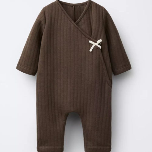 QUILTED ROMPER - Brown | ZARA United States