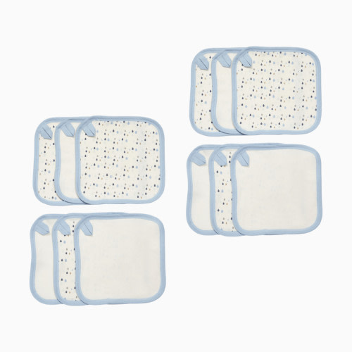 Small Story Organic Washcloth (6 Pack) - Rain Drops, 12