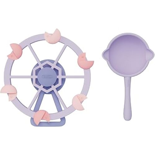 Roslim Silicone Bathtub Suction Spinners - FerrisWheel-Pink