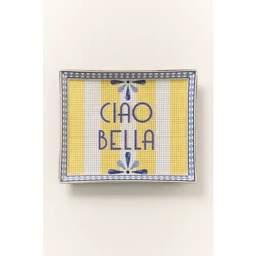 The Bistro Tile Stoneware Trinket Dish: Italia Edition | Anthropologie