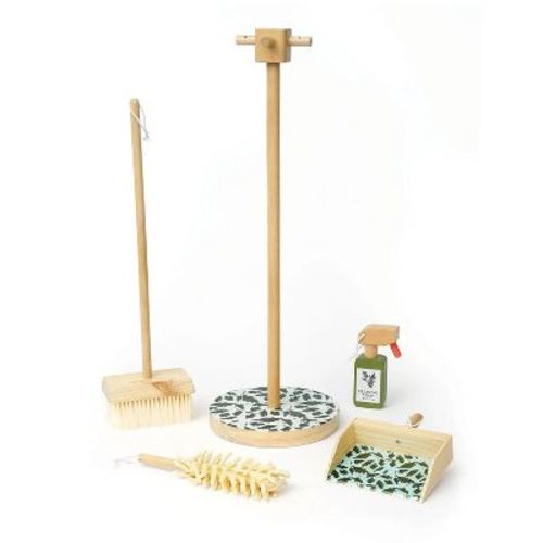Manhattan Toy Wooden Pretend Housekeeping Cleaning Set