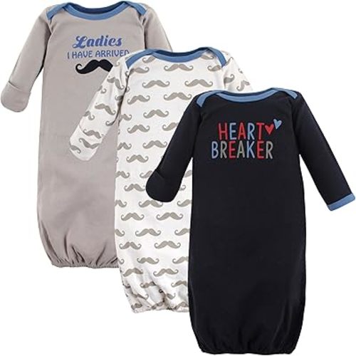 Luvable Friends unisex-baby Cotton Gowns