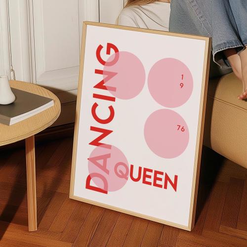 Dancing Queen Art Print: Abba Music, Mid-Century Modern Giclée