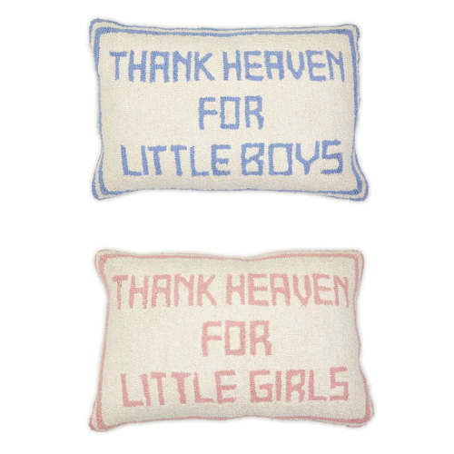 Pillow - Embroidered - Thank Heaven – Findlay Rowe Designs