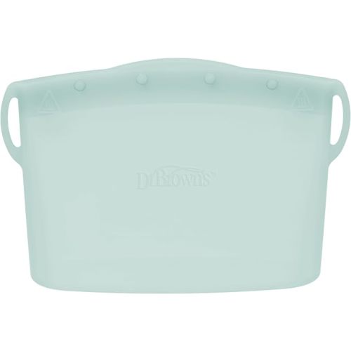 Dr. Brown’s 100% Silicone Microwave Steam Sterilizer Bag for Baby Bottles, Breast Pump Parts & Other Toddler Accessories, Reusable Sterilizing Bag - Packaging May Vary