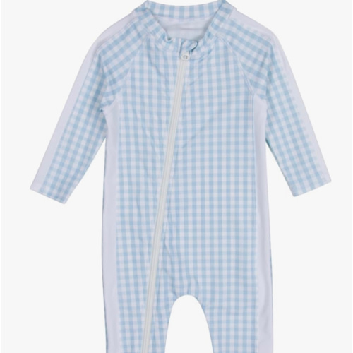 SwimZip Boys' Long-Sleeve UPF 50+ Swimsuit for Baby, Toddler, & Little Boys