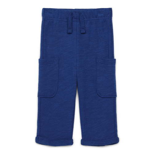 Garanimals Baby Boy Slub French Terry Cloth Cargo Pants, 0M-24M