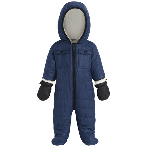Urban Republic Baby Boys Snowsuit - One Piece Infant Winter Suit Breathable Hooded Baby Snowsuit