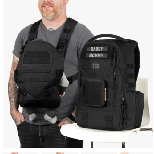 Daypack Diaper Bag & Baby Carrier Bundle - Durable, Versatile Gear – Tactical Baby Gear