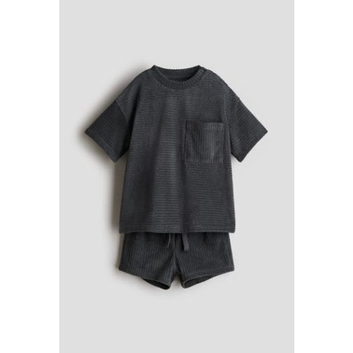 2-piece Ribbed Terry Set, 6M