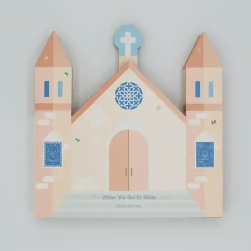 When We Go to Mass - shaped board book