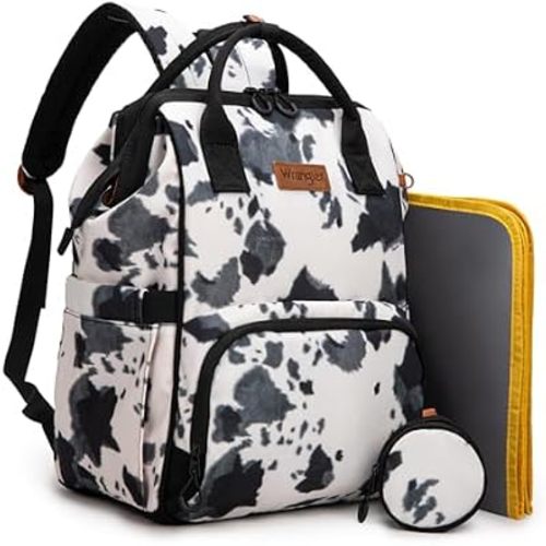 Montana West Wrangler Diaper Bag Backpack Aztec Callie Bag Travel Backpack Purses Western Multi-Function Baby Bags for Mom