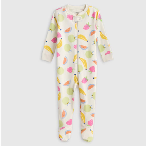 100% Organic Cotton Footie Pajama in Fruit